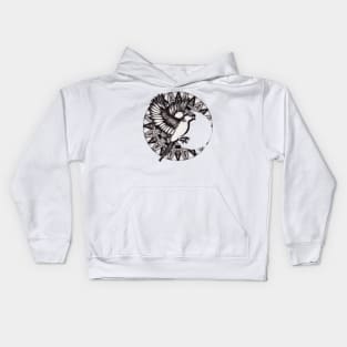 Heart Broken Sparrow Kids Hoodie